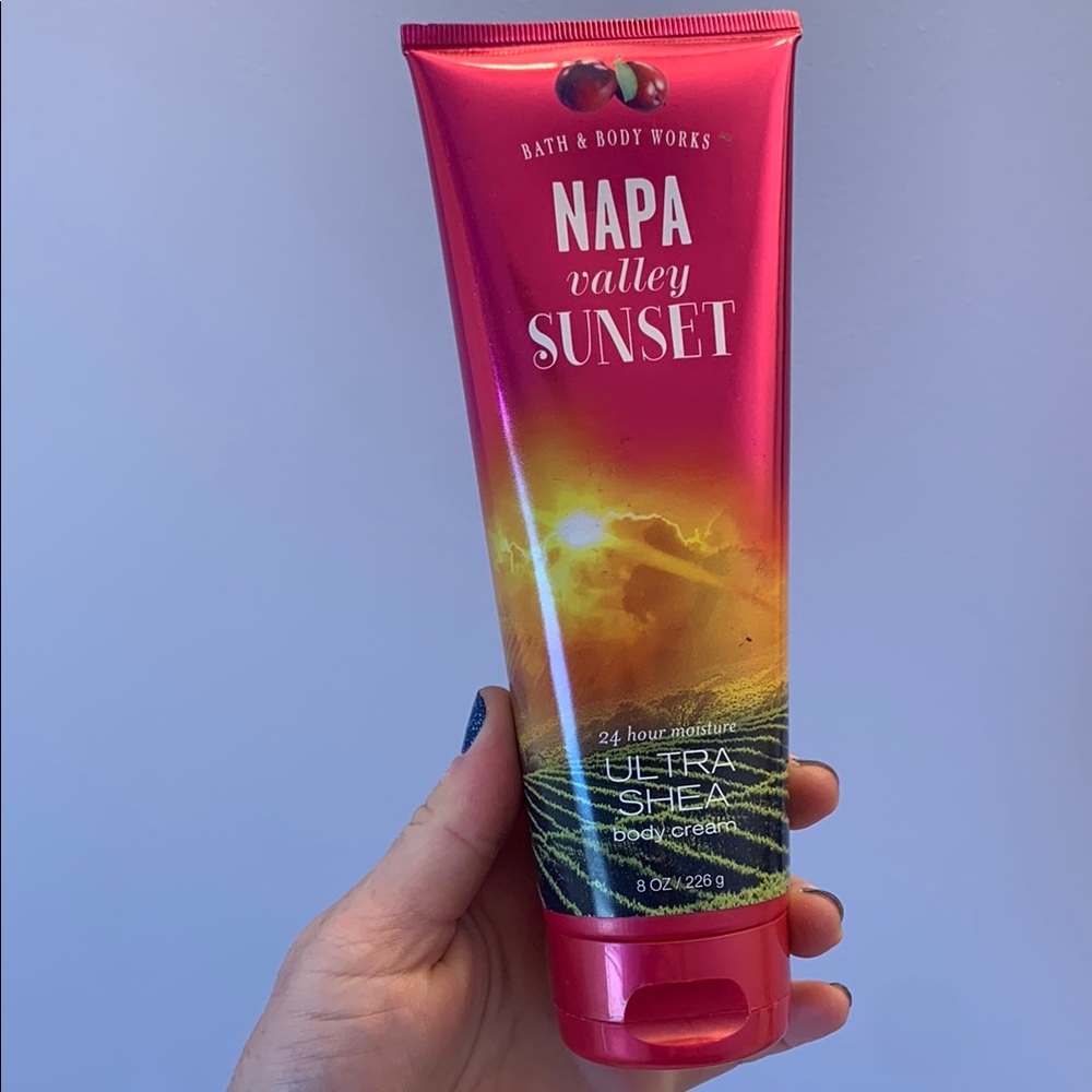 Bath & Body Works Napa Valley Sunset Body Cream - Pink